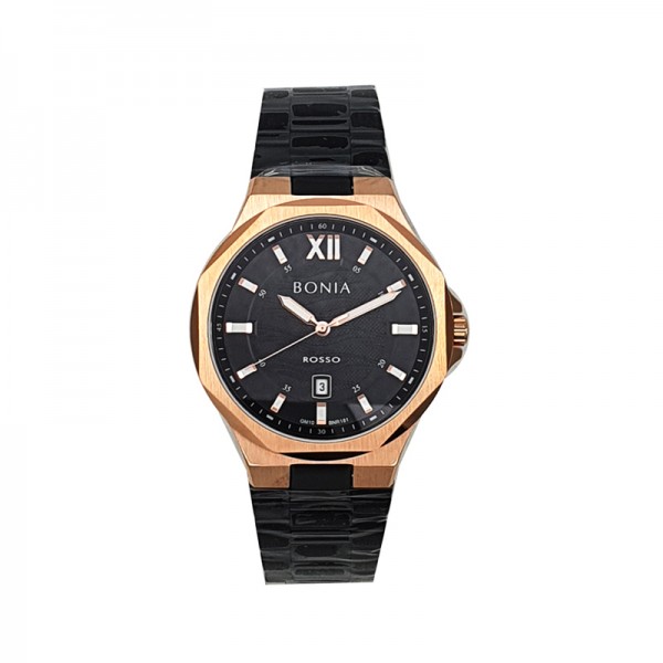 Bonia BNR181-2533 Rosegold Black Lady